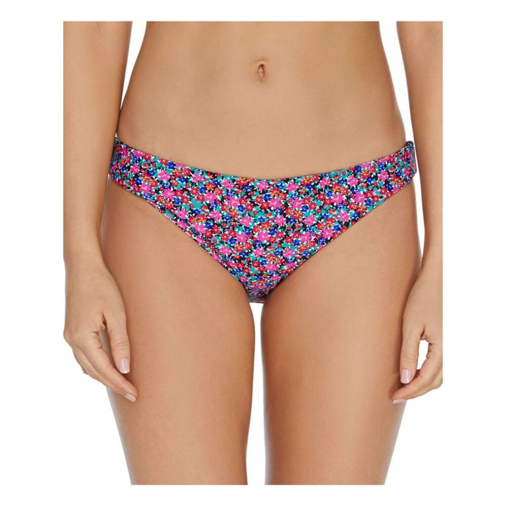 RAISINS Women's Pink Stretch Reversible Sunshine Gypsy Bikini Swimsuit Bottom S